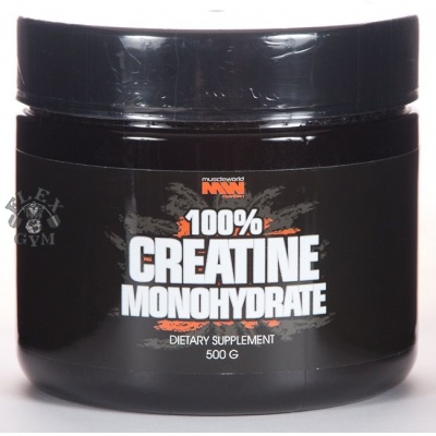 Креатин Muscle World Nutrition 100% Creatine Monohydrate (500 гр)