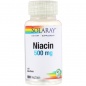 Витамины Solaray Niacin 500 мг 100 капсул