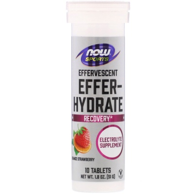 Витамины NOW Sports Effer-Hydrate 10 таблеток
