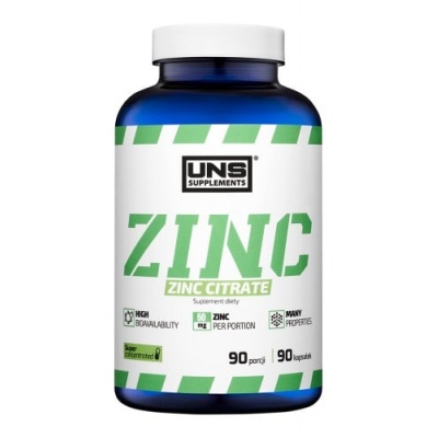  UNS Supplements Zinc 90 