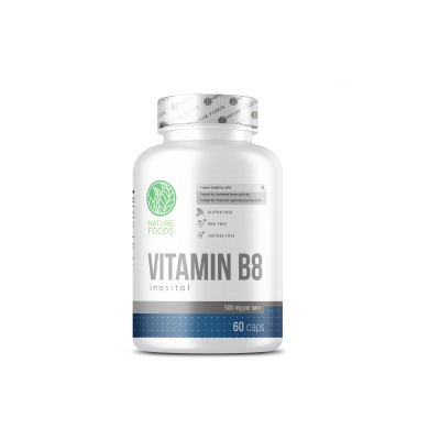 Витамины Nature Foods Vitamin B8 500 мг 60 капсул