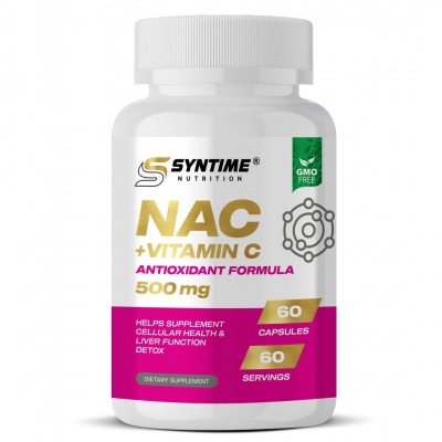 Специальный препарат Syntime Nutrition NAC 60 капсул