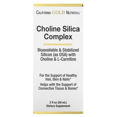 Антиоксидант California Gold Nutrition Choline Silica Complex 59 мл