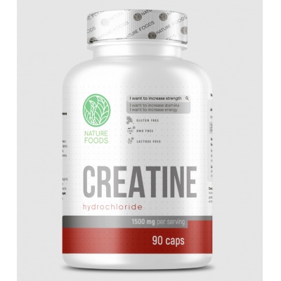 Креатин Nature Foods Creatine hydrochloride 90 капсул