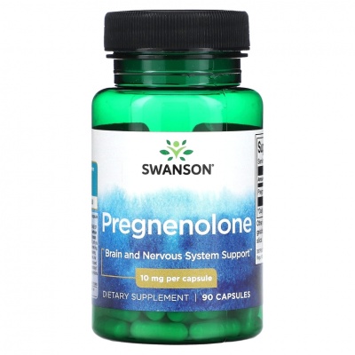 Антиоксидант Swanson Pregnenolone 10 мг 90 капсул