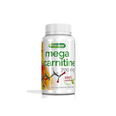 Л-карнитин Quamtrax Nutrition Mega L-Carnitine 700 мг 120 капсул