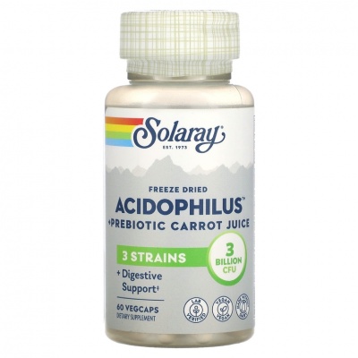  Solaray Acidophilus and Carrot 100 
