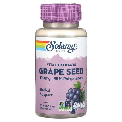 Антиоксидант Solaray Grape Seed 100 мг 100 капсул